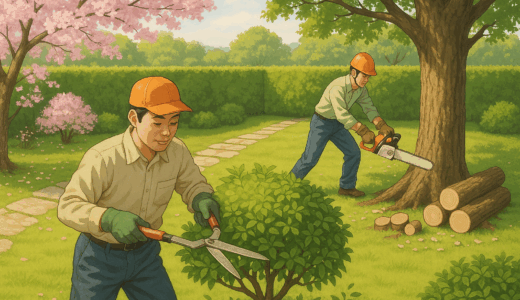 【コツ伝授】庭の木の剪定と伐採の適切な時期とプロへの依頼方法