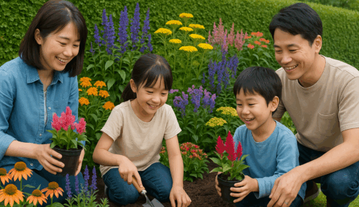 【ハウツーガイド】垣根に最適な植物選びと家族で楽しむガーデニング