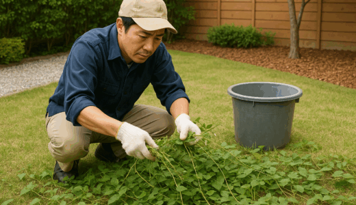 庭を守る！つる雑草の種類別駆除法と予防テクニック