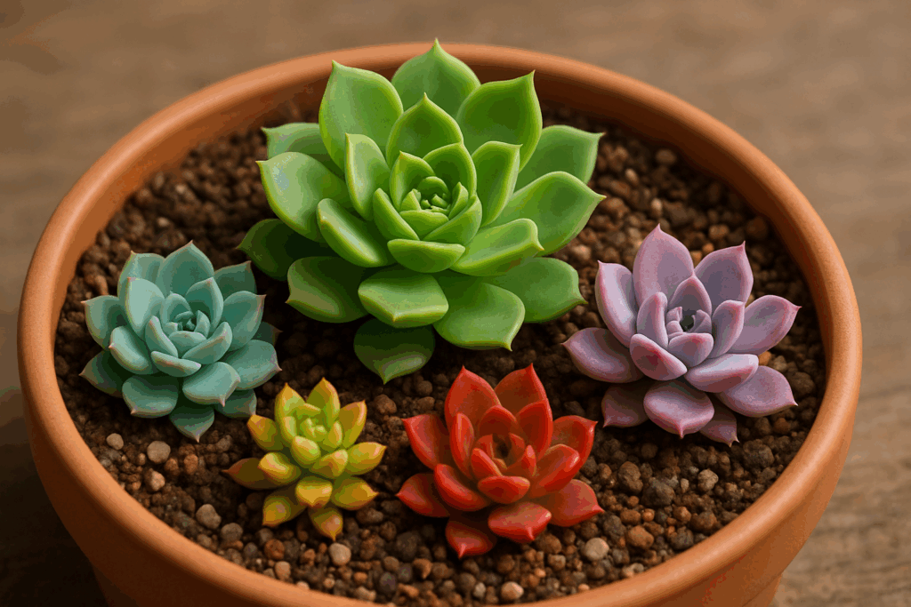 【マニュアル】初心者でも失敗しない多肉植物の育て方とは?寄せ植えと日常管理の方法
