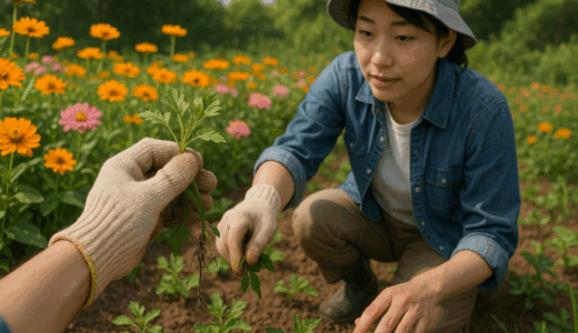初心者でもできる！花の成長を妨げる除去すべき雑草の見分け方と種類